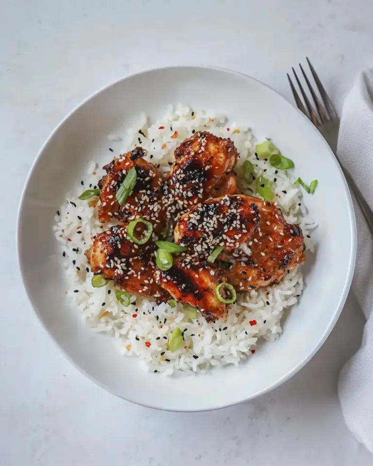 Savory One Pan Sesame Chicken. image