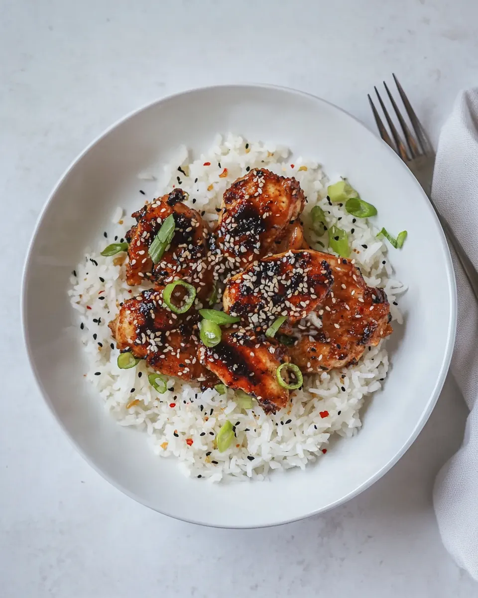 Savory One Pan Sesame Chicken. image