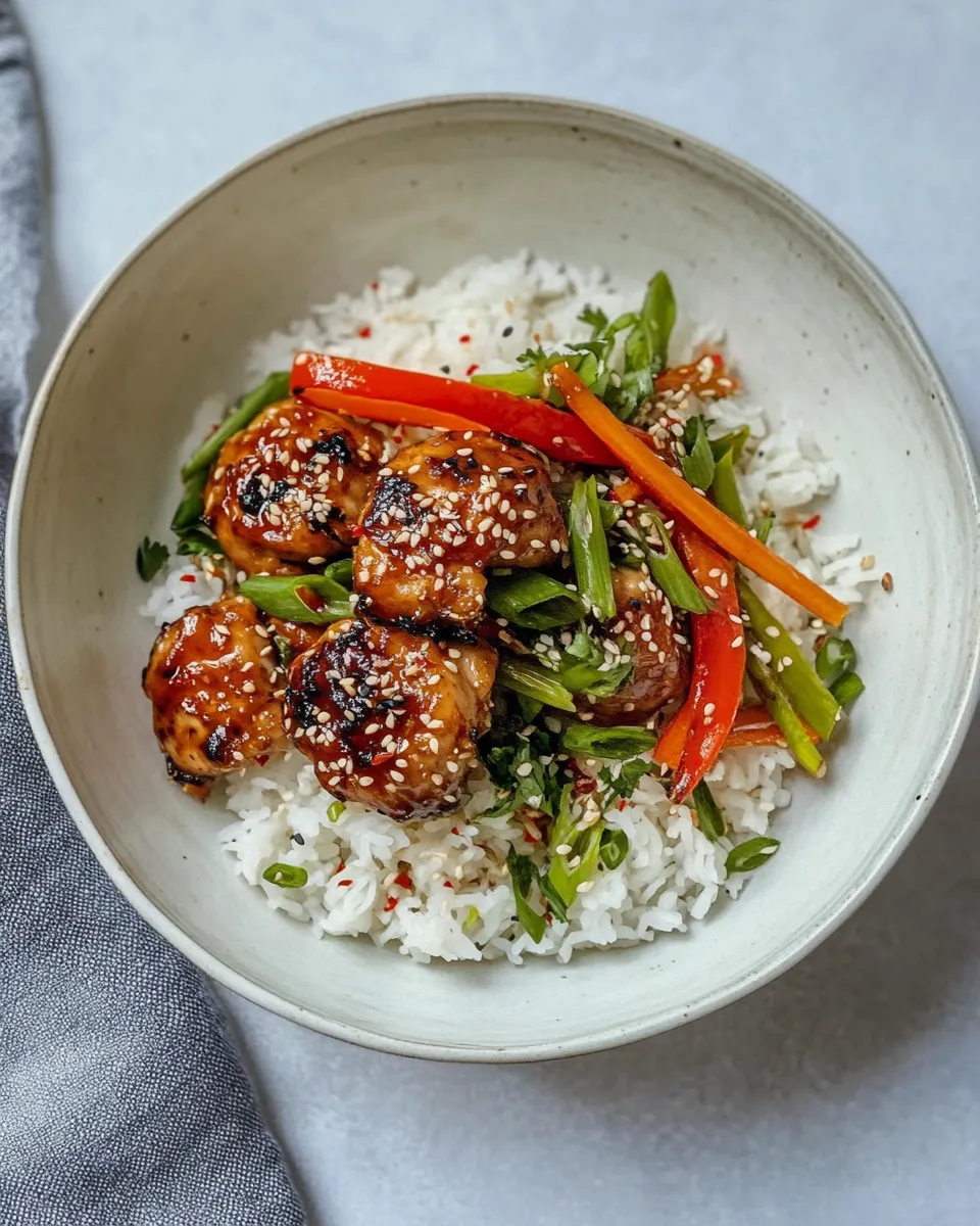 Savory One Pan Sesame Chicken. picture
