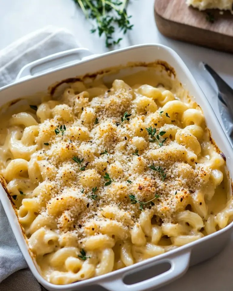 Simple One Pot Creamy Cauliflower Mac and Cheese. photo
