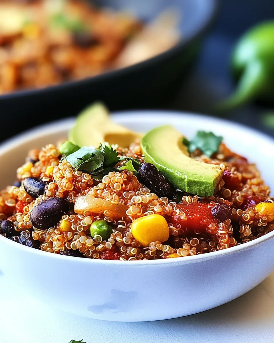 Healthy One Pot Mexican Quinoa Recipe recipe photo