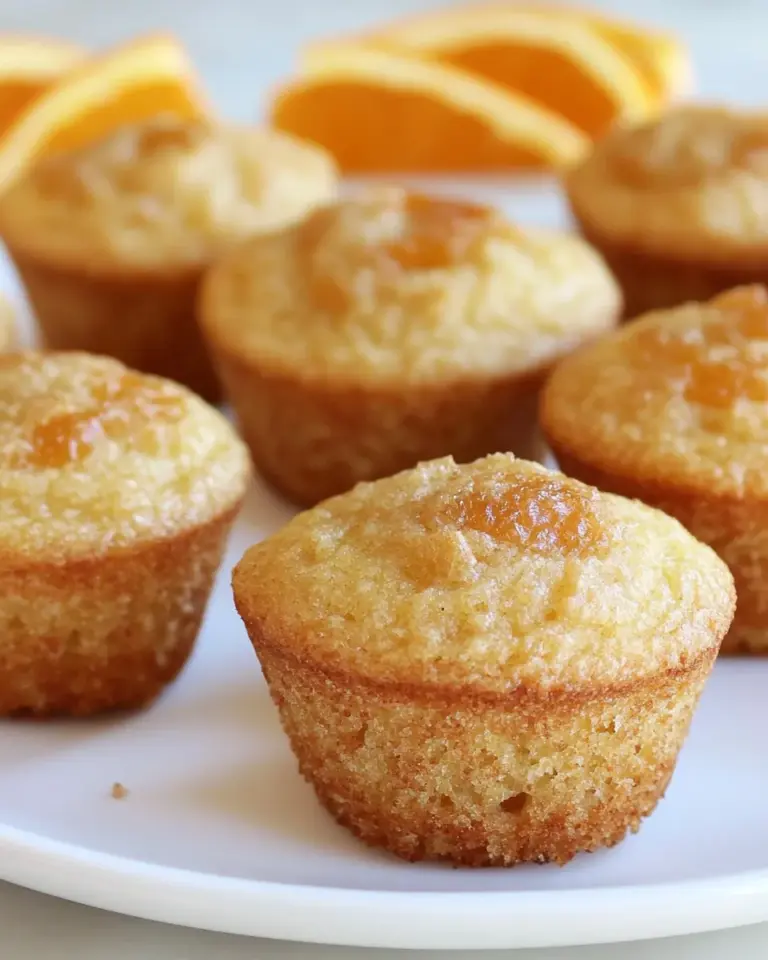 Homemade Orange Mini Muffins photo