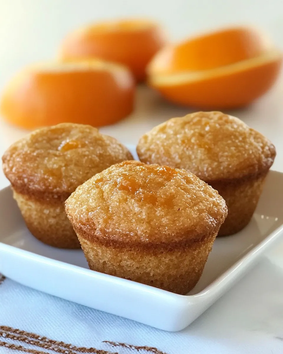 Easy Orange Mini Muffins recipe photo