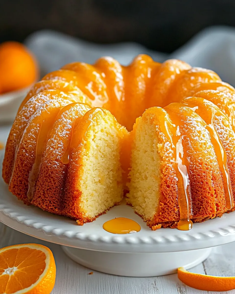 Homemade Orange Pound Cake photo