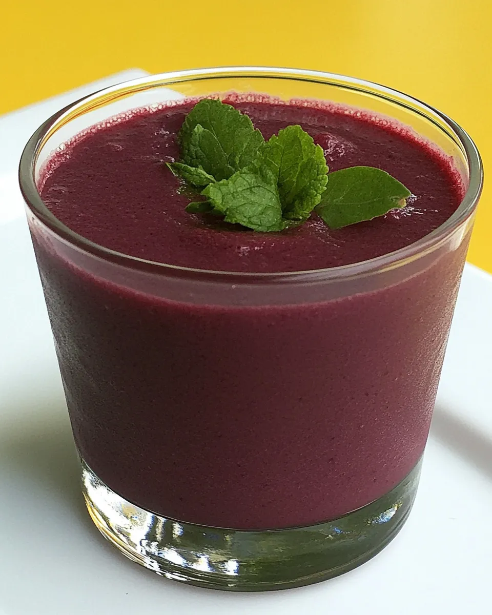 Homemade Orange and Beet Smoothie photo