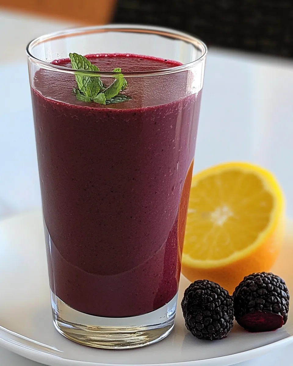 Classic Orange and Beet Smoothie image