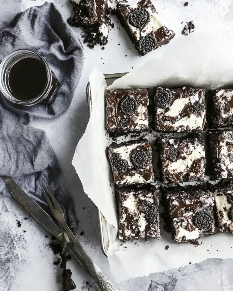 Homemade Oreo Bars recipe photo