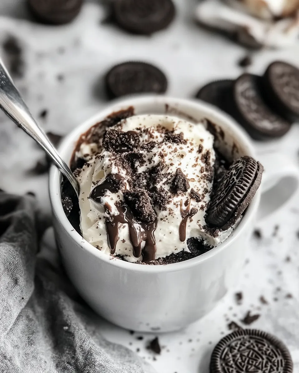 Easy Oreo Mug Cake photo