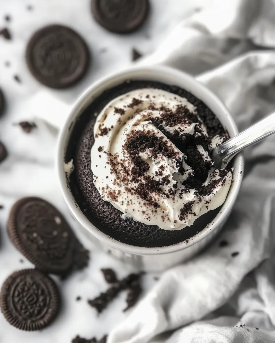 Classic Oreo Mug Cake dish image