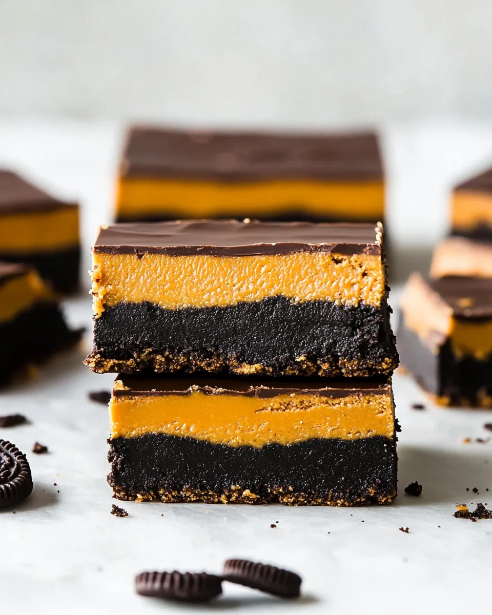 Best Oreo Peanut Butter Bars shot