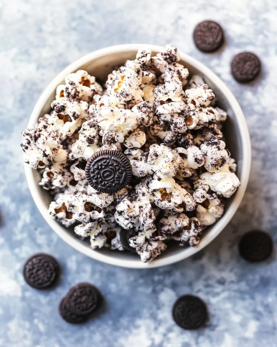 Homemade Oreo Popcorn photo