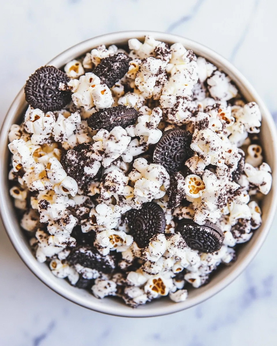 Easy Oreo Popcorn recipe photo