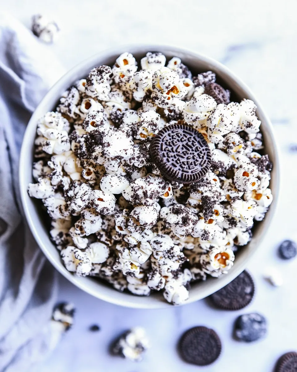 Delicious Oreo Popcorn shot