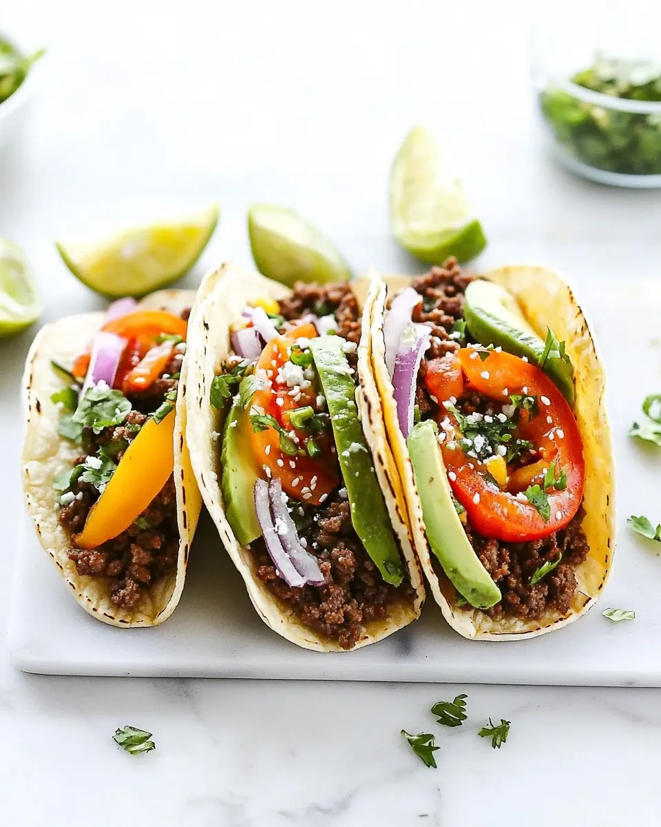Tasty Our Favorite Weeknight Ground Beef Tacos. image
