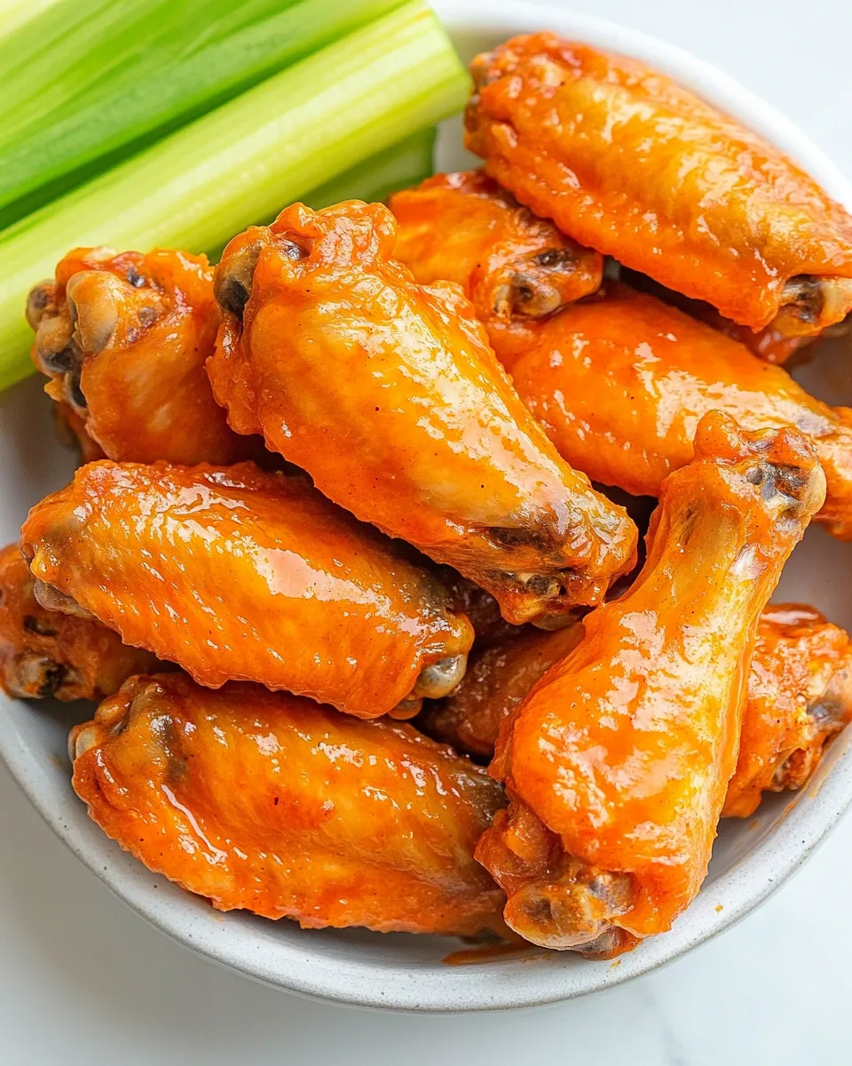 Easy Oven Baked Buffalo Wings photo