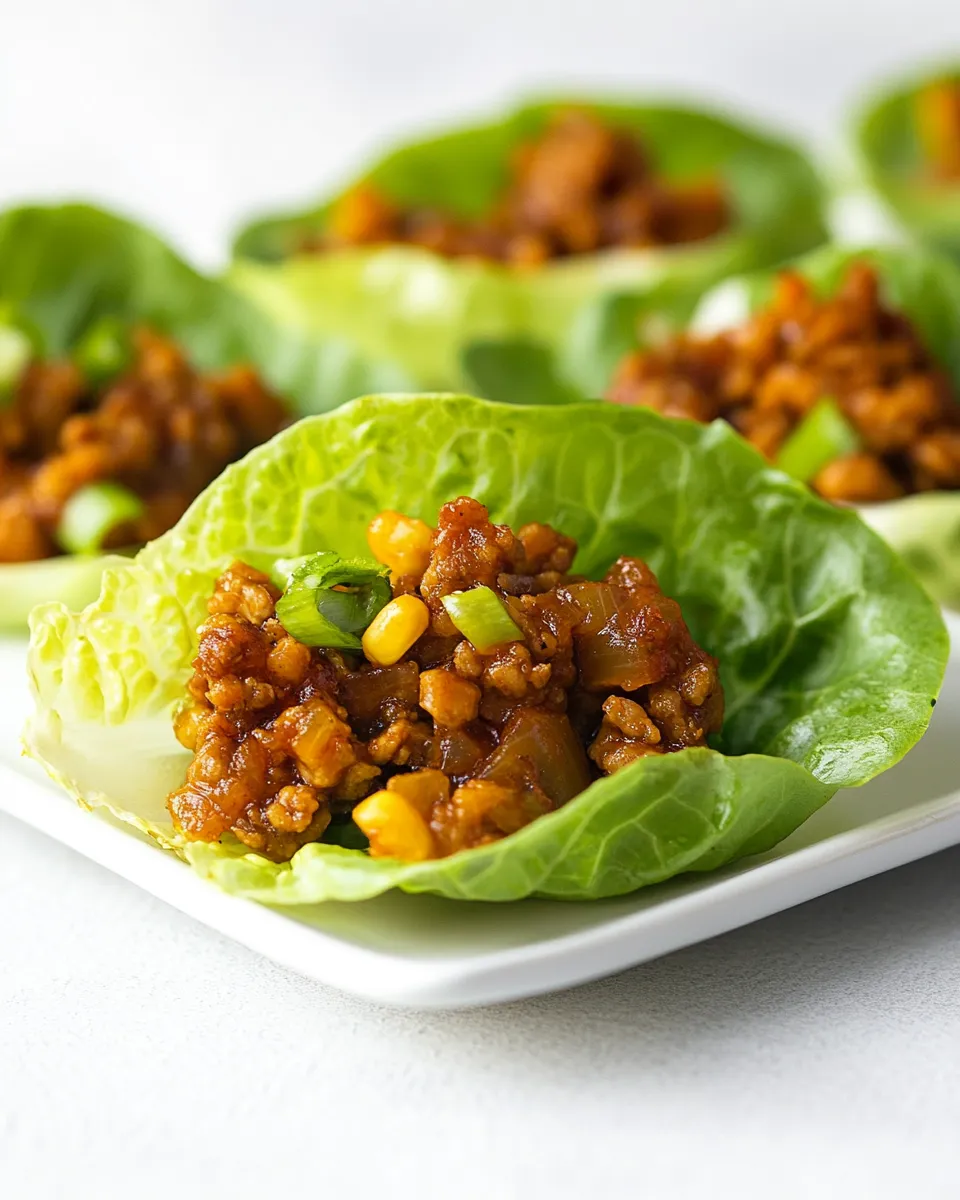 Easy PF Chang Lettuce Wrap Recipe shot