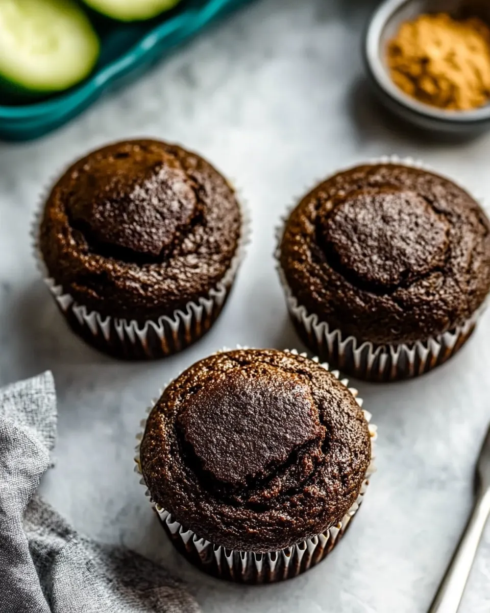 Delicious Paleo Chocolate Muffins With Tahini image