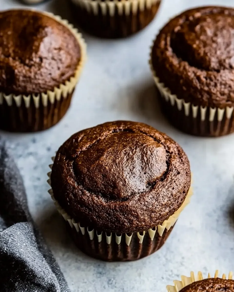 Easy Paleo Chocolate Muffins With Tahini recipe photo