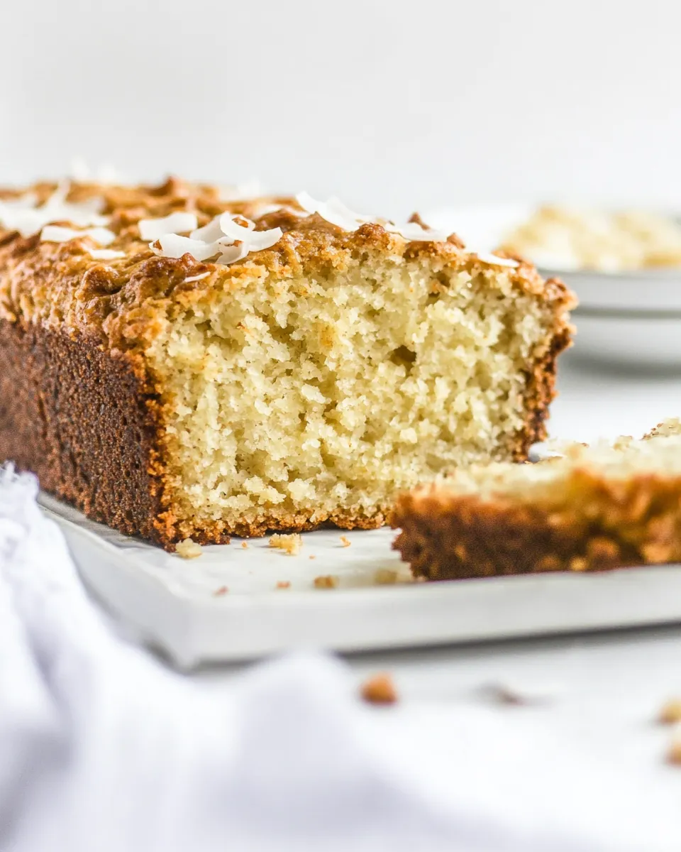 Homemade Paleo Pineapple Bread With Coconut photo