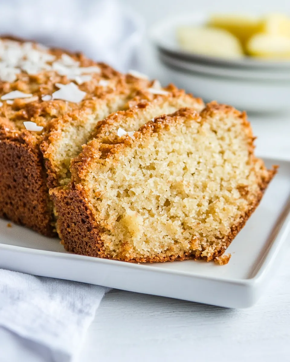 Delicious Paleo Pineapple Bread With Coconut shot