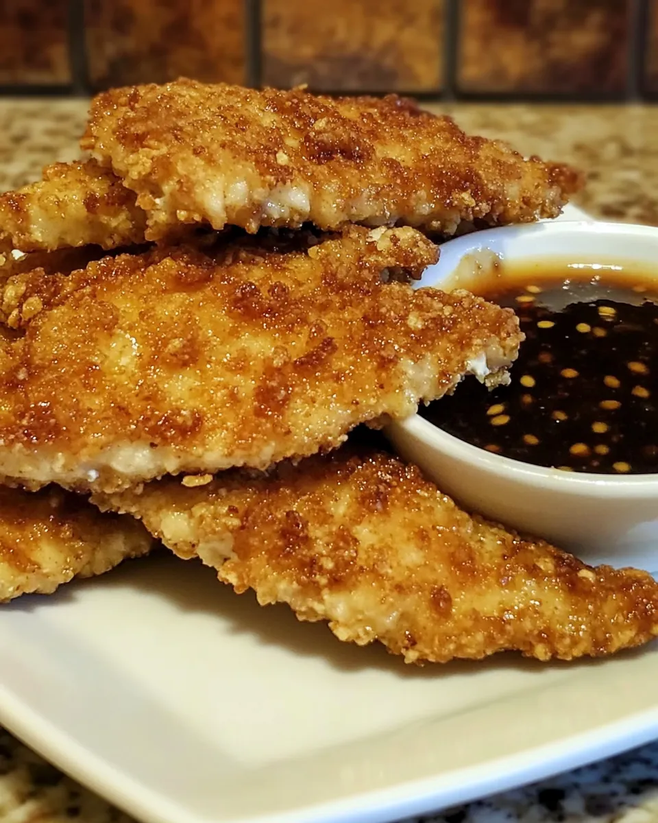 Delicious Panko Chicken With Apricot Dipping Sauce image