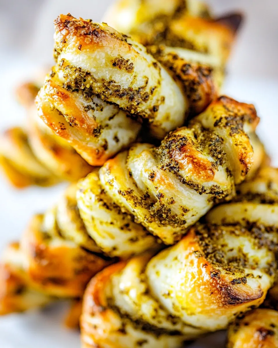 Homemade Parmesan Pesto Twists photo