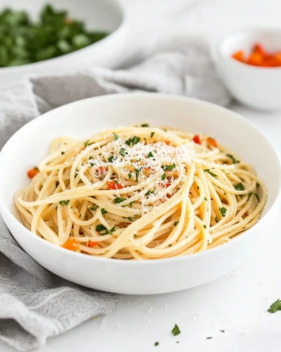 Classic Pasta Aglio E Olio Recipe image