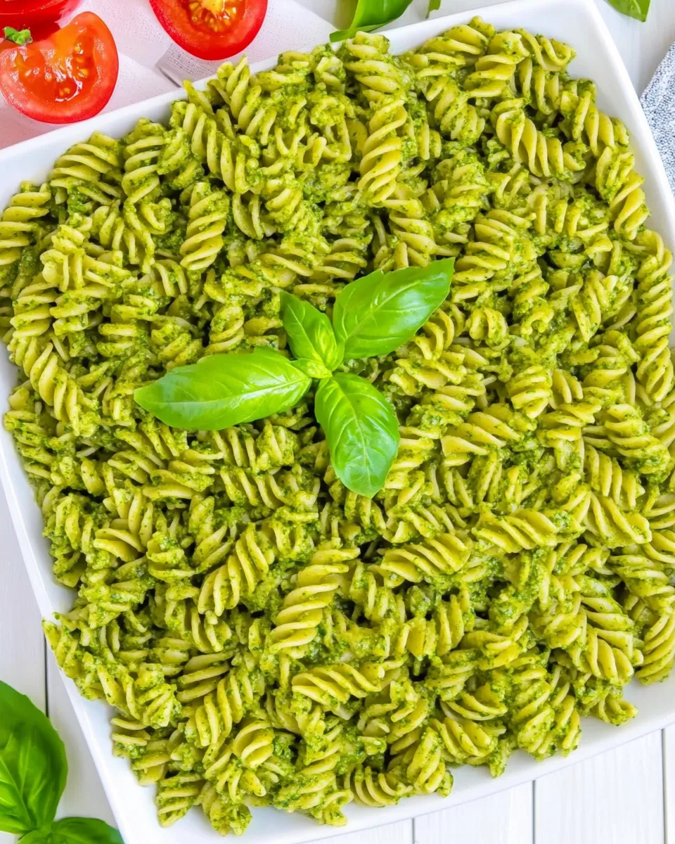 Easy Pasta with Spinach Sauce recipe photo