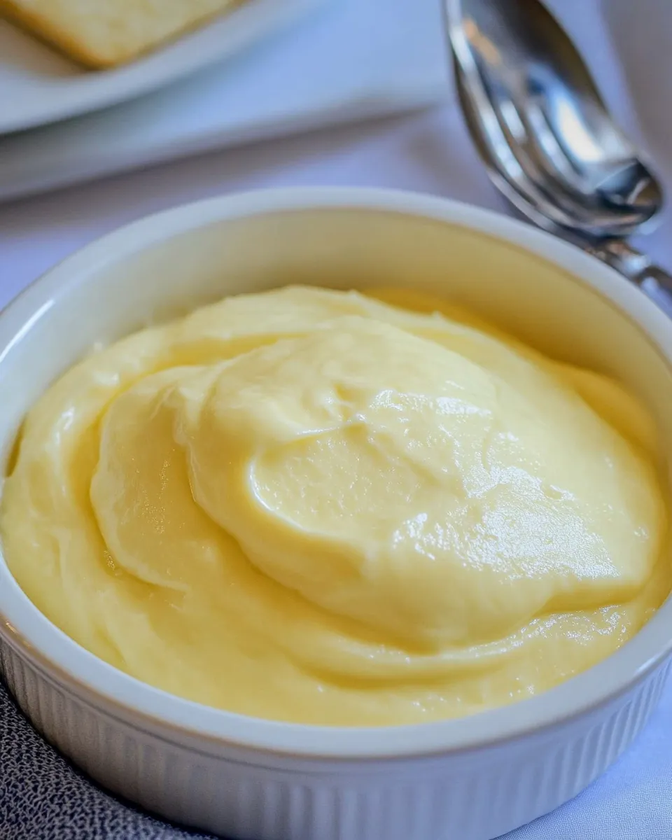 Delicious Pastry Cream Recipe (Crme Ptissire) shot