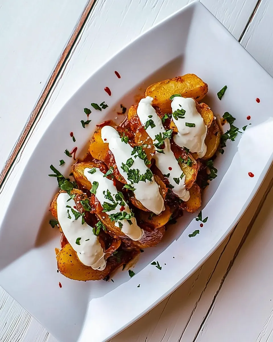 Easy Patatas Bravas Recipe shot