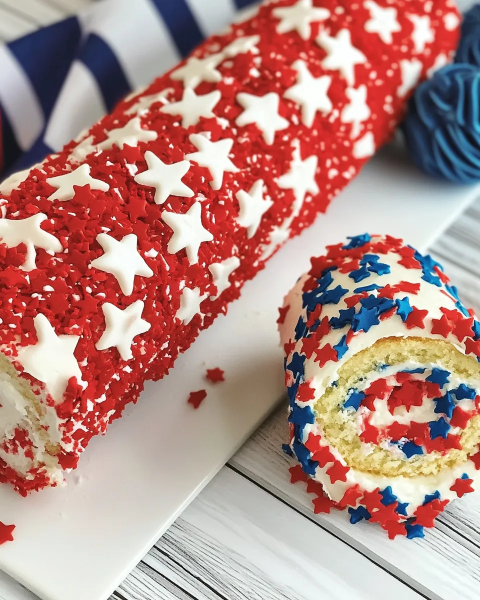Classic Patriotic Cake Roll image