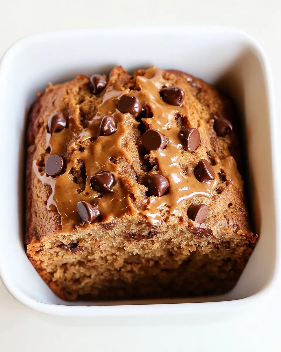 Easy Peanut Butter Chocolate Chip Banana Bread recipe photo