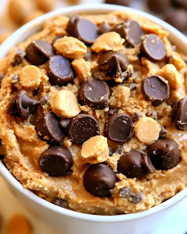 Homemade Peanut Butter Cookie Dough Dip photo