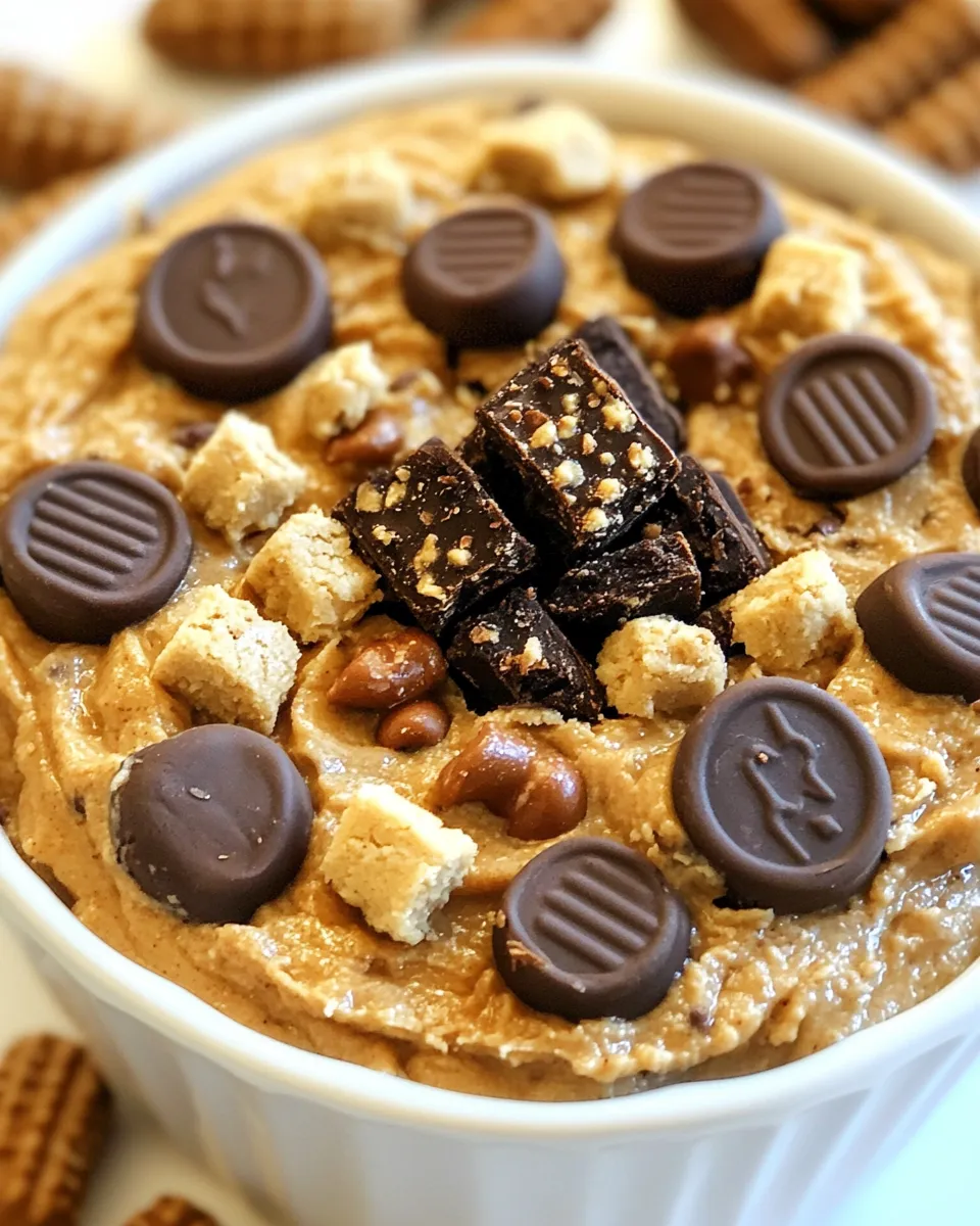 Easy Peanut Butter Cookie Dough Dip recipe photo