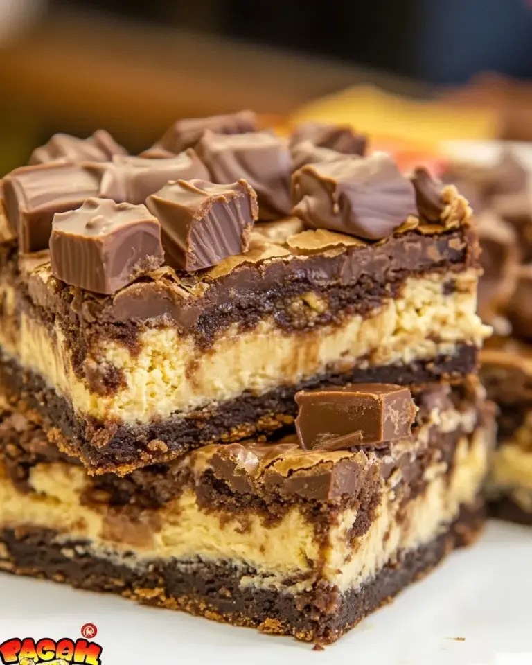 Homemade Peanut Butter Cup Cheesecake Brownies photo
