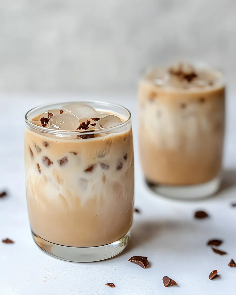 Tasty Peanut Butter Iced Lattes. dish image