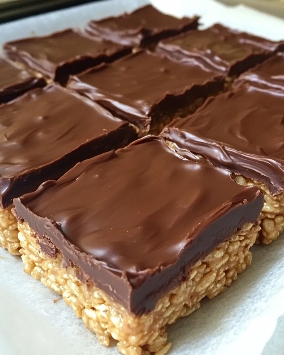 Classic Peanut Butter Rice Crispy Treats image