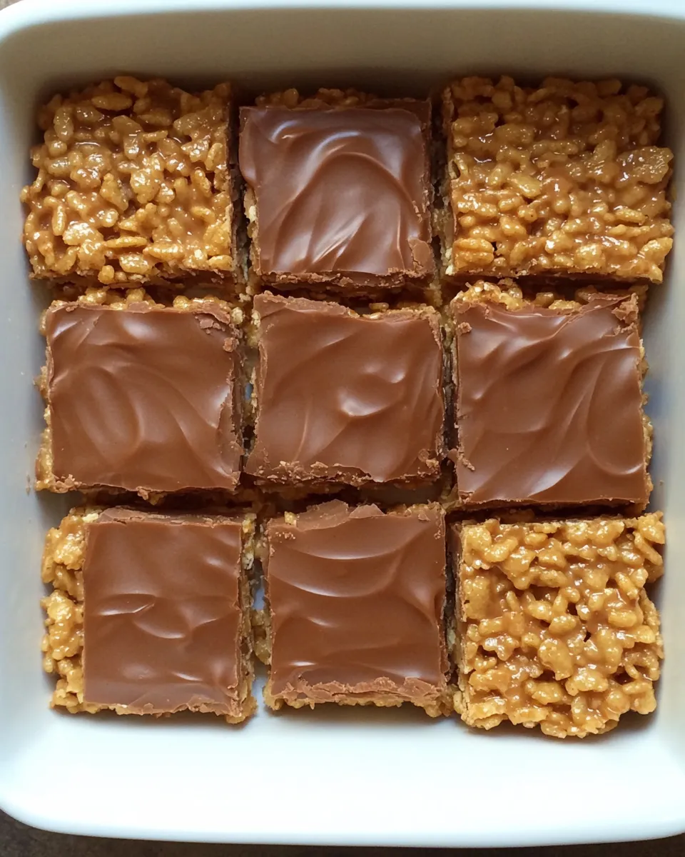 Delicious Peanut Butter Rice Crispy Treats recipe photo