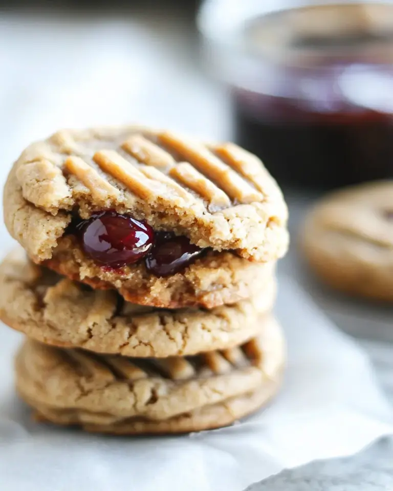 Homemade Peanut Butter and Jelly Cookies Recipe photo