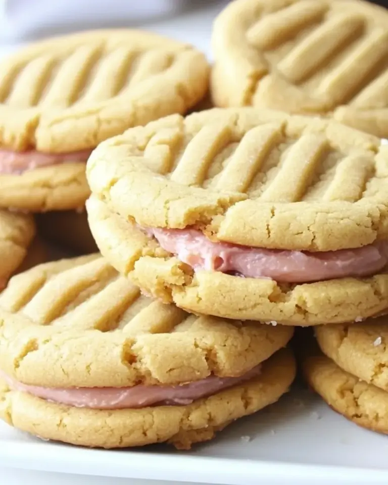 Homemade Peanut Butter and Jelly Sandwich Cookies photo