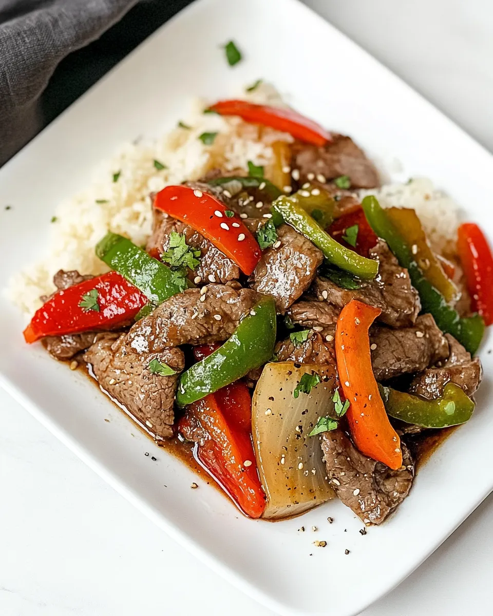Homemade Pepper Steak photo