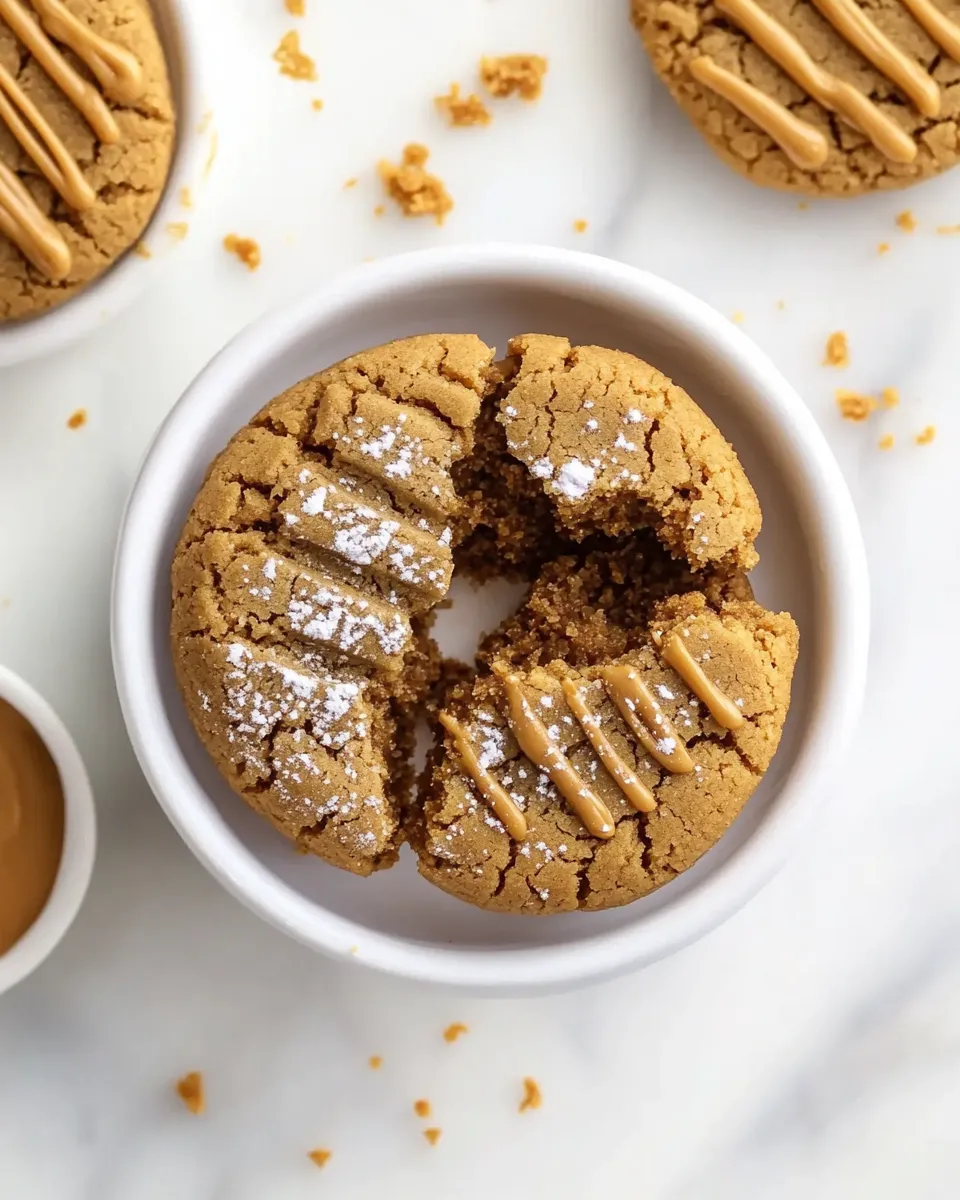 Easy Perfect Peanut Butter Cookies Recipe shot