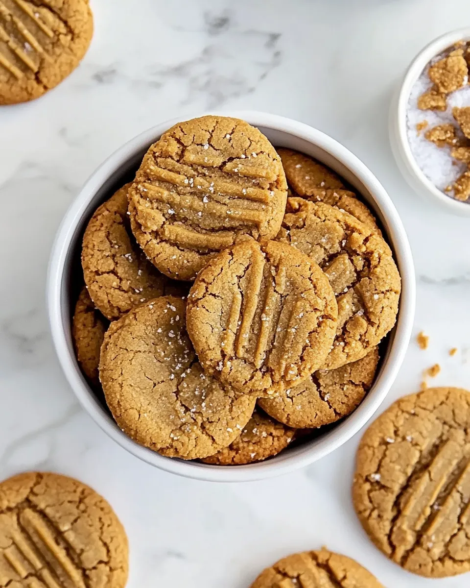 Delicious Perfect Peanut Butter Cookies Recipe dish photo