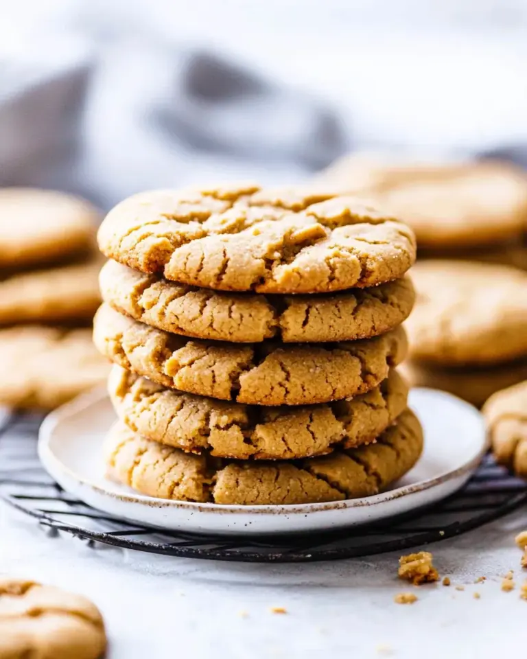 Homemade Perfectly Soft Peanut Butter Cookies photo