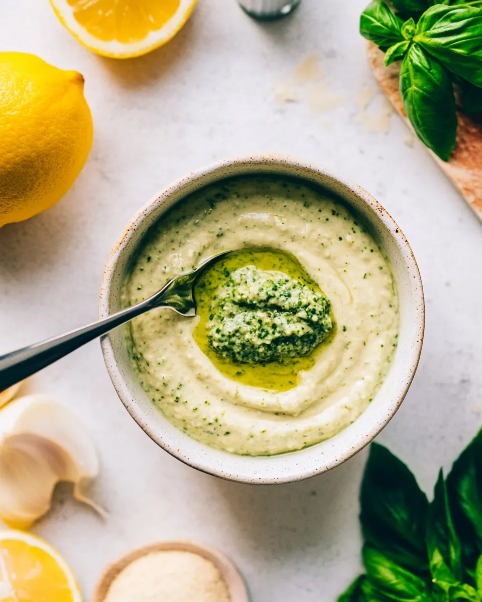 Easy Pesto Aioli Recipe dish photo