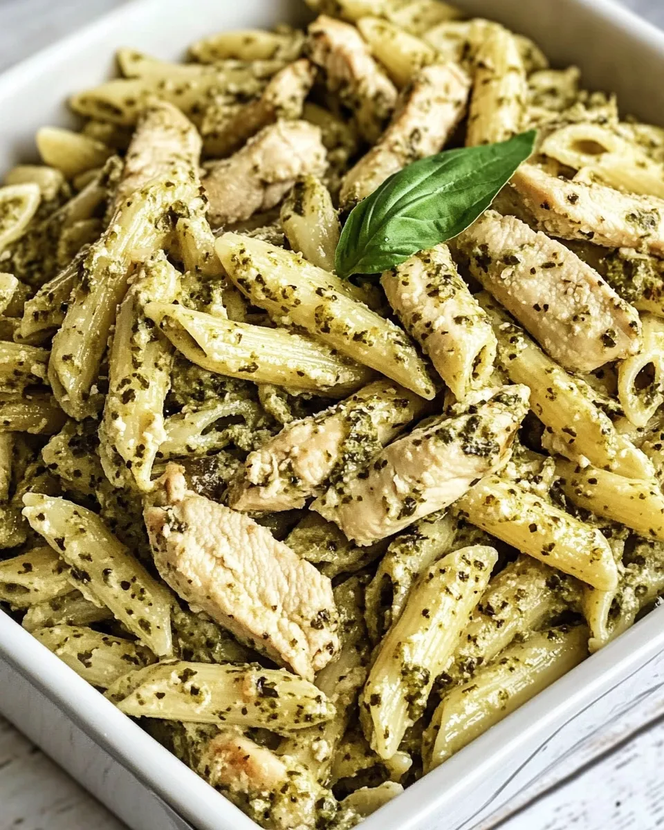 Classic Pesto Chicken Pasta image