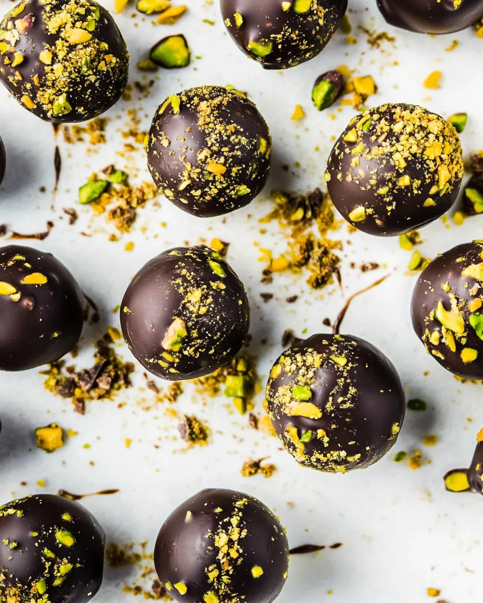 Classic Pistachio Chocolate Balls image