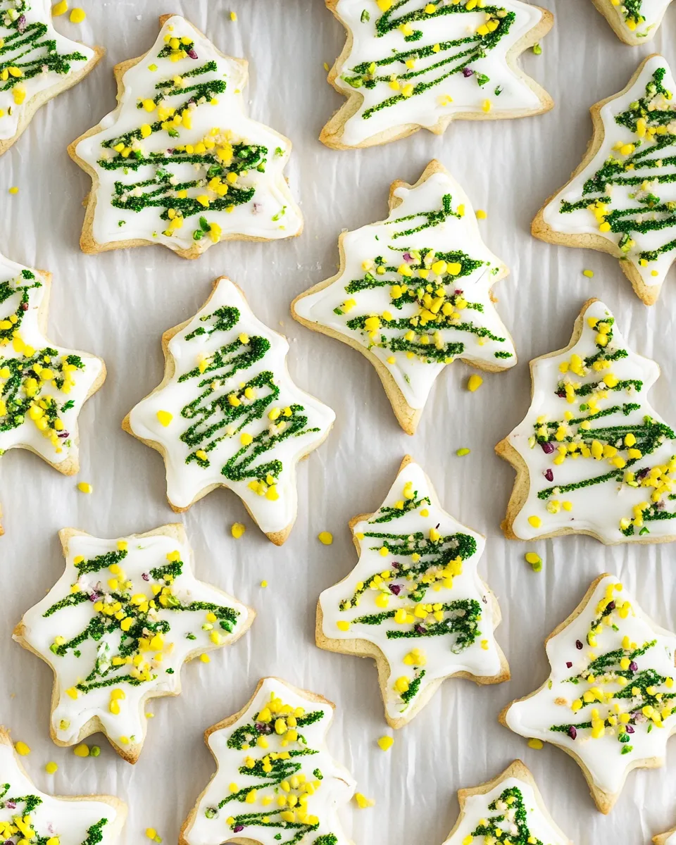 Classic Pistachio Cutout Sugar Cookies image
