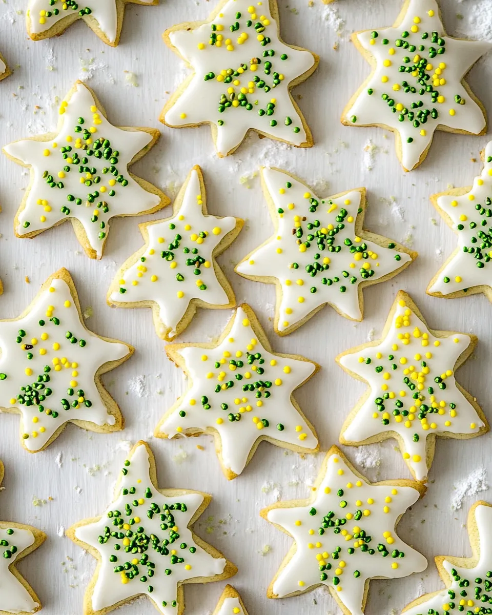 Delicious Pistachio Cutout Sugar Cookies shot
