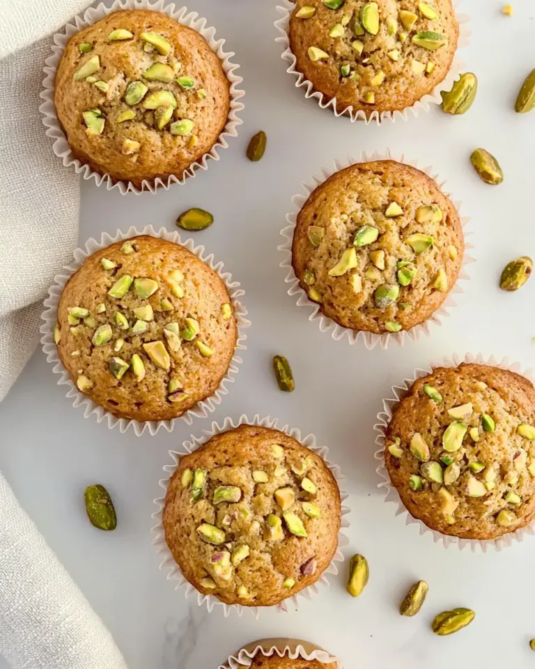Homemade Pistachio Muffins photo